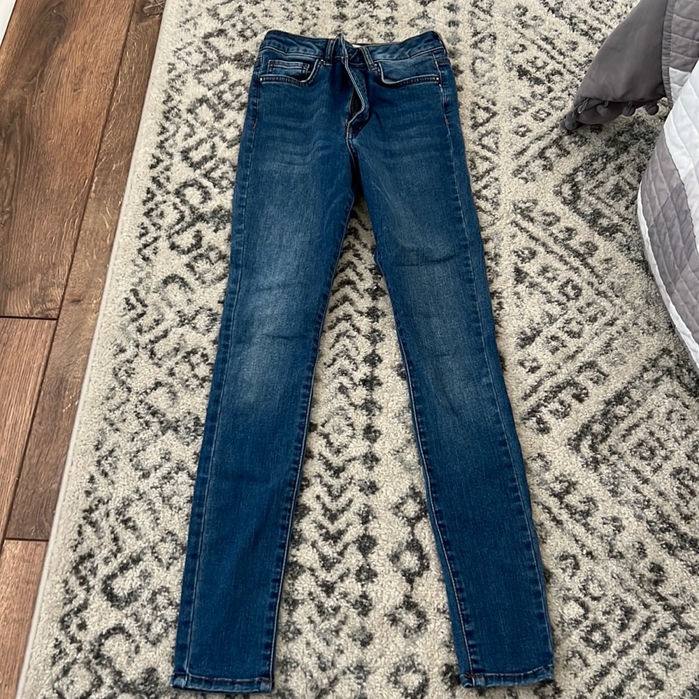 Forever 21 high rise stretch skinny jeans